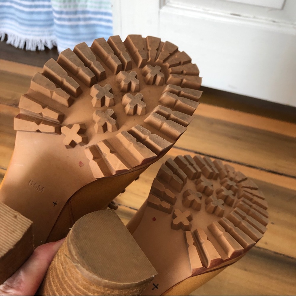 Jeffrey Campbell Tan Lace-Up Heeled Boots - Picture 16 of 16